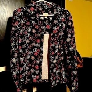 Elegant  Cleo Floral Blazer